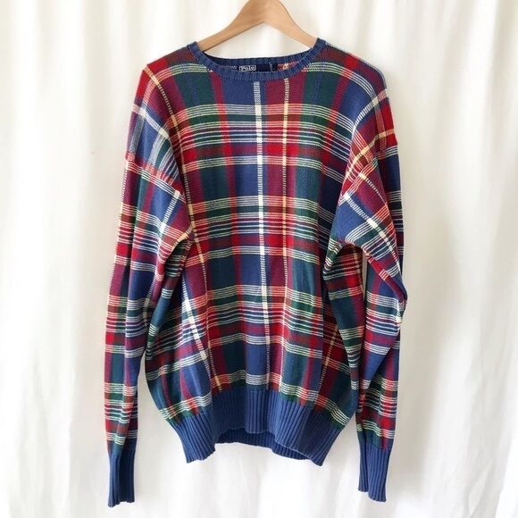 Vintage Polo by Ralph Lauren knit sweater size XL - Picture 1 of 10